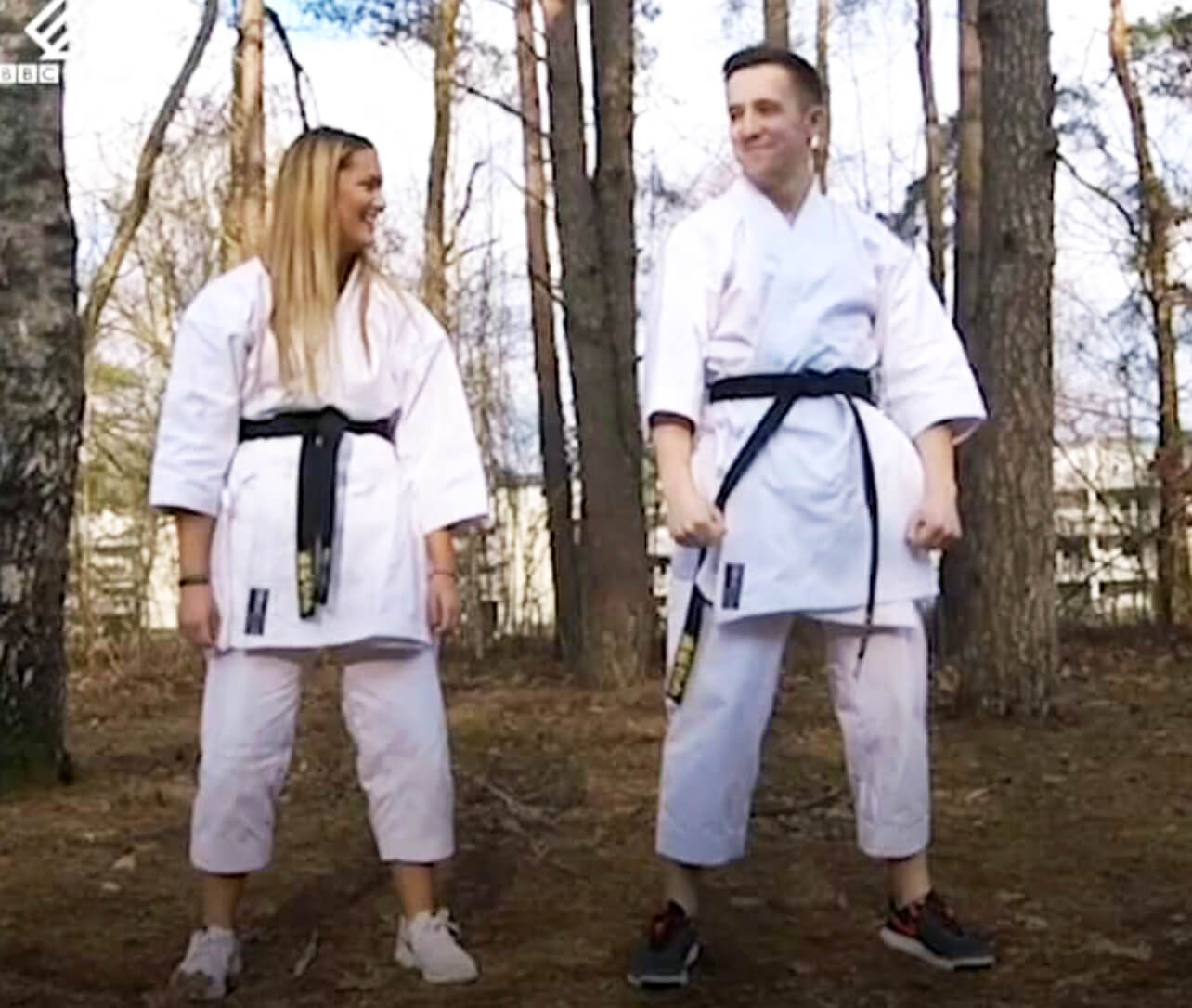 smiling girl elbowing bag